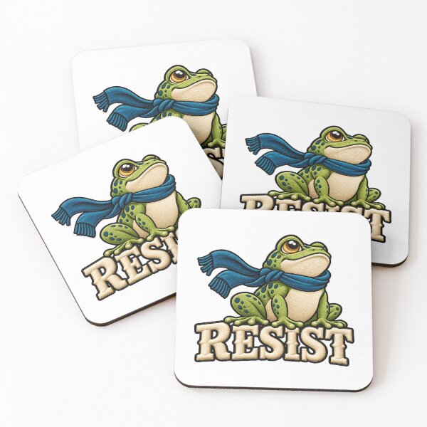 Item preview, Bold RESIST Frog Resistance Art designed and sold by ArtDesignTp.