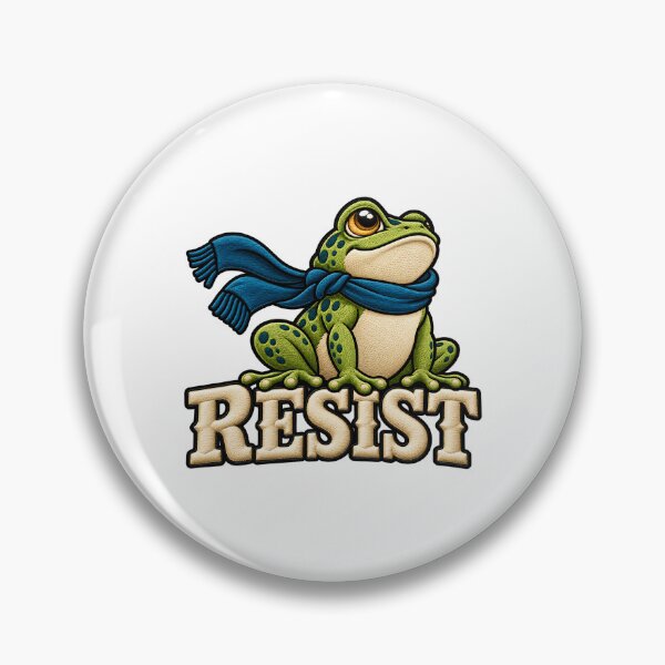 Item preview, Bold RESIST Frog Resistance Art designed and sold by ArtDesignTp.