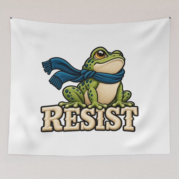 Item preview, Bold RESIST Frog Resistance Art designed and sold by ArtDesignTp.