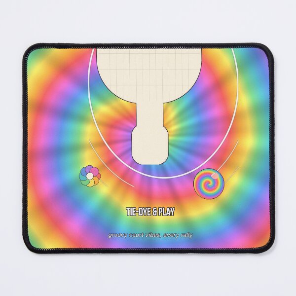 Item preview, Padel Tie-Dye Spiral Design designed and sold by CourtCultureHQ.