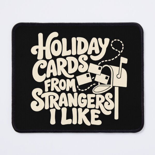 Item preview, Holiday Cards From Strangers I Like Postcard Exchange Humor designed and sold by DreamLayerStudio.