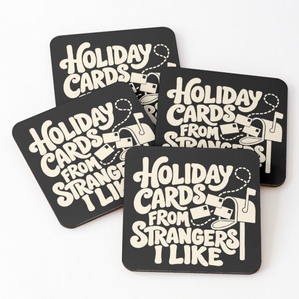 Item preview, Holiday Cards From Strangers I Like Postcard Exchange Humor designed and sold by DreamLayerStudio.