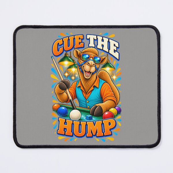 Item preview, Cue the Hump – Funny Lifestyle and Pets T-Shirt – Funny Camel T-Shirt Animal Graphic Camel T-Shirt designed and sold by Camel & Quirk.