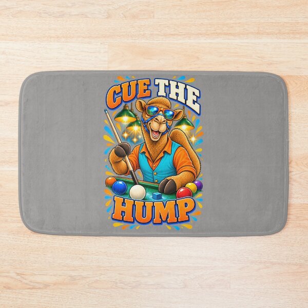 Item preview, Cue the Hump – Funny Lifestyle and Pets T-Shirt – Funny Camel T-Shirt Animal Graphic Camel T-Shirt designed and sold by Camel & Quirk.