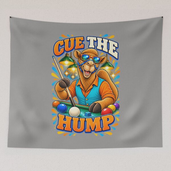 Item preview, Cue the Hump – Funny Lifestyle and Pets T-Shirt – Funny Camel T-Shirt Animal Graphic Camel T-Shirt designed and sold by Camel & Quirk.