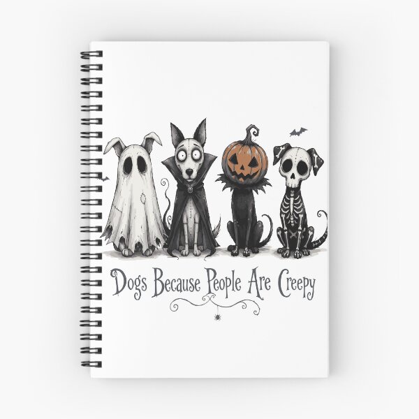 Item preview, Dogs Because People Are Creepy Halloween Dogs designed and sold by CreativeBrains7.