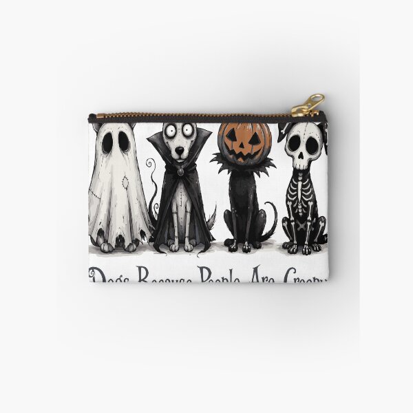 Item preview, Dogs Because People Are Creepy Halloween Dogs designed and sold by CreativeBrains7.