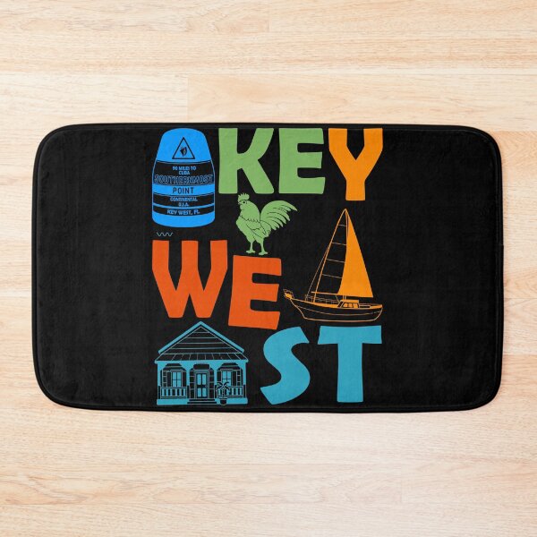 Aperçu de l'œuvre Souvenir de Key West pour les amoureuses de la Floride créée et vendue par DSWShirts.
