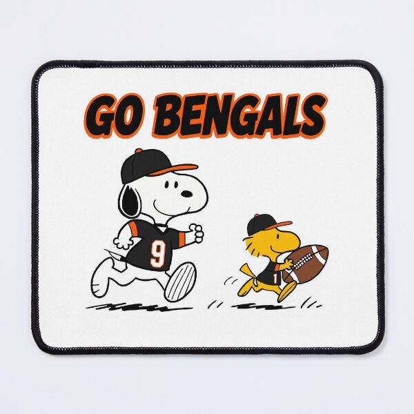 Item preview, Snoopy & Woodstock Cincinnati Bengals Football Retro F664 designed and sold by GLUVY-THEME.