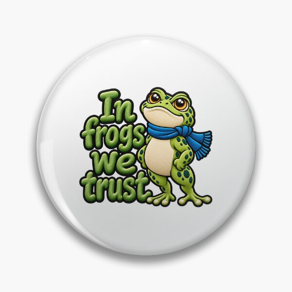 Item preview, Bold Frog Protest IN FROG WE TRUST Art designed and sold by ArtDesignTp.