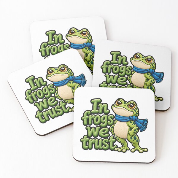 Item preview, Bold Frog Protest IN FROG WE TRUST Art designed and sold by ArtDesignTp.