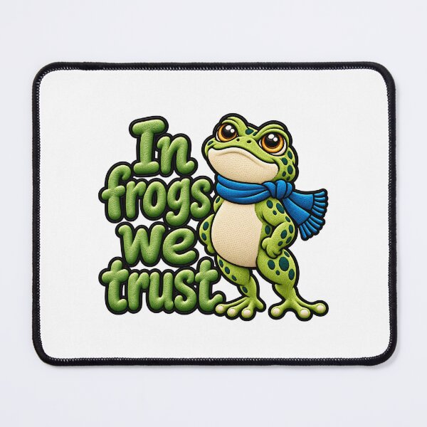 Item preview, Bold Frog Protest IN FROG WE TRUST Art designed and sold by ArtDesignTp.