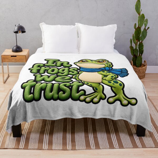 Item preview, Bold Frog Protest IN FROG WE TRUST Art designed and sold by ArtDesignTp.