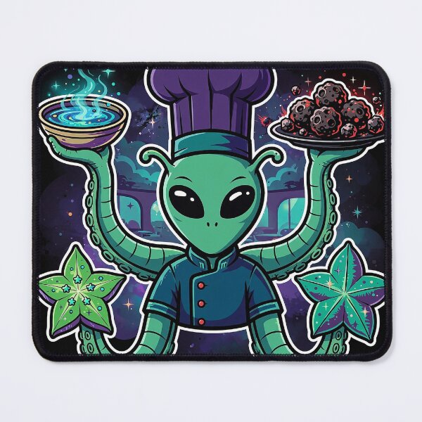 Item preview, Alien Chef Kitchen Art designed and sold by Gangster-Design.