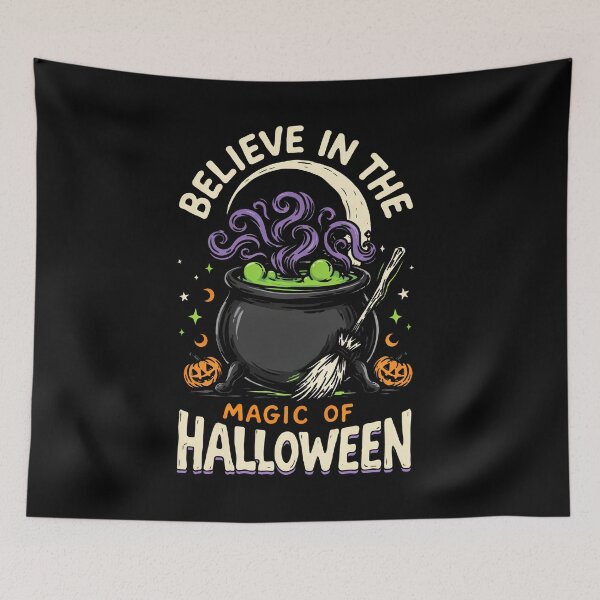 Item preview, Believe In The Magic Of Halloween Spooky Gift designed and sold by Say It With Ink.