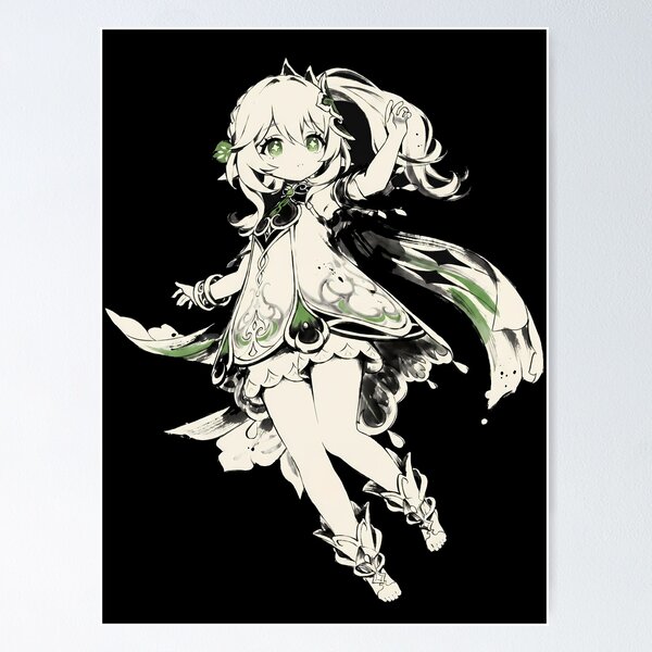 Item preview, Nahida Genshin Impact Sumi-e Anime Gaming Streetwear Tee designed and sold by Senpaiwaves.