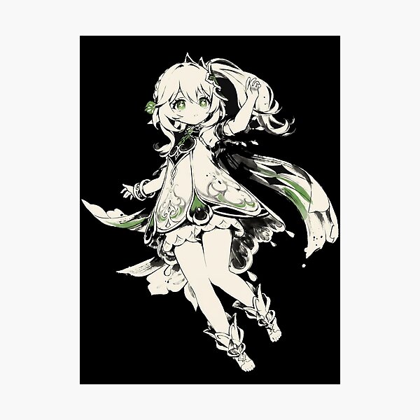Item preview, Nahida Genshin Impact Sumi-e Anime Gaming Streetwear Tee designed and sold by Senpaiwaves.