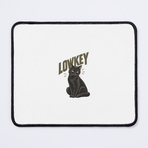 Item preview, Lowkey Vibe – Cute Introspective Glasses Cat designed and sold by SimonasPeace.