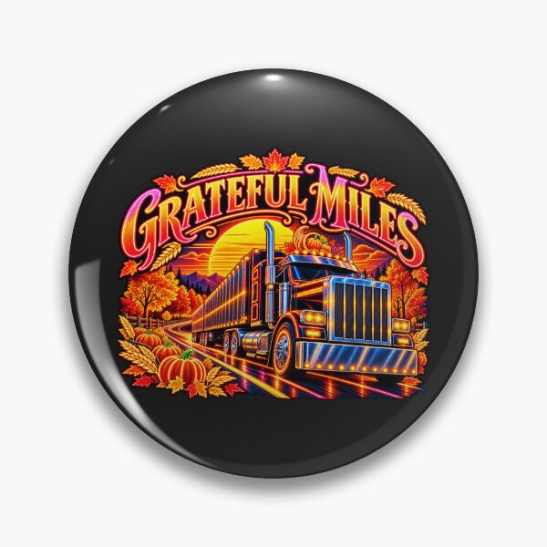 Item preview, Grateful Miles Thanksgiving Trucker designed and sold by NomadForge.