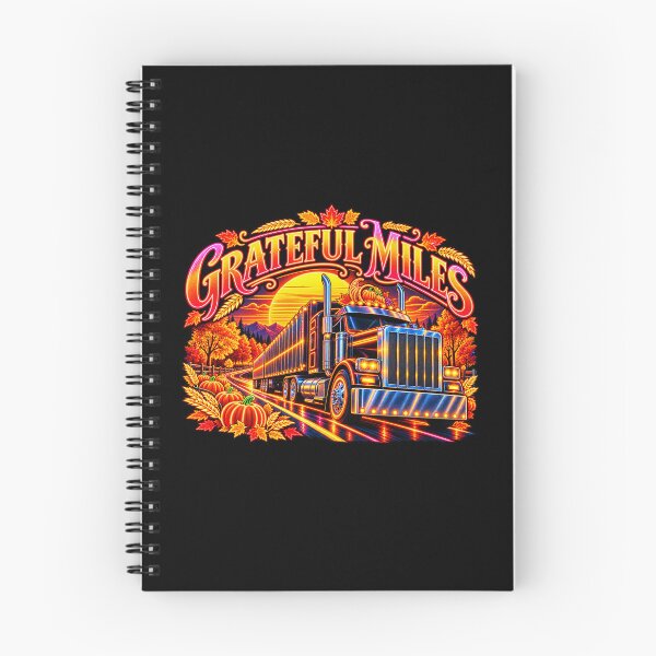Item preview, Grateful Miles Thanksgiving Trucker designed and sold by NomadForge.