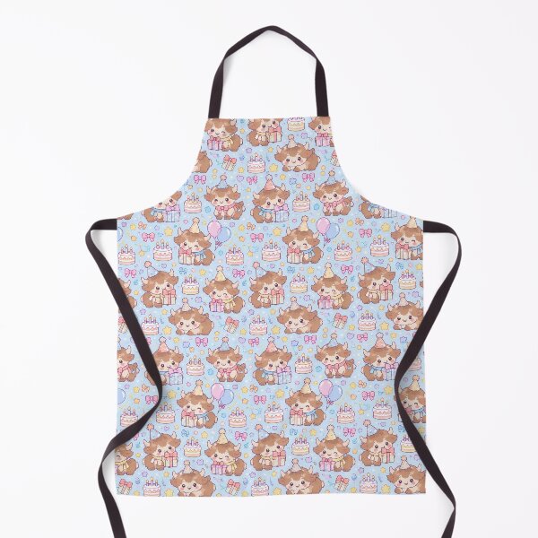 Item preview, Cute Birthday Baby Yak Pastel Kawaii Pattern designed and sold by Soft Berry Studio.