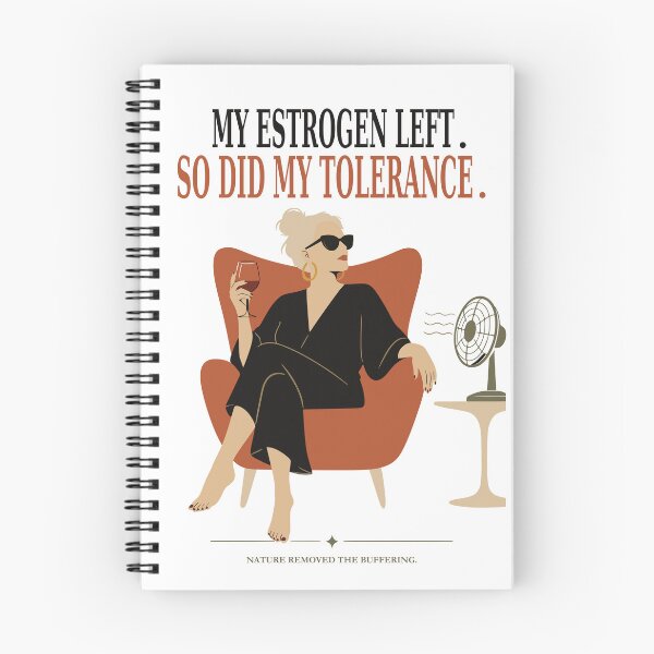 Item preview, Nature Removed the Buffering Art Print, Funny Menopause Print, Estrogen Humor Art, Aging Woman Gift, Mid Century Modern Female Decor designed and sold by Studio pod Burom.