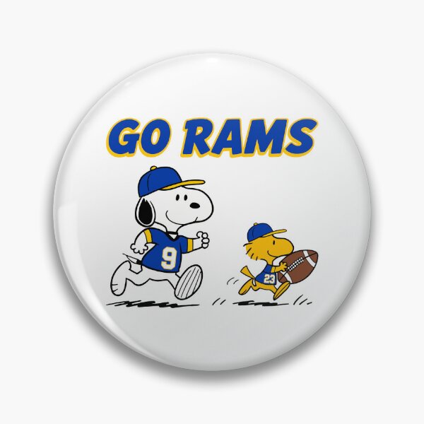 Item preview, Snoopy & Woodstock Los Angeles Rams Football Retro F665 designed and sold by GLUVY-THEME.