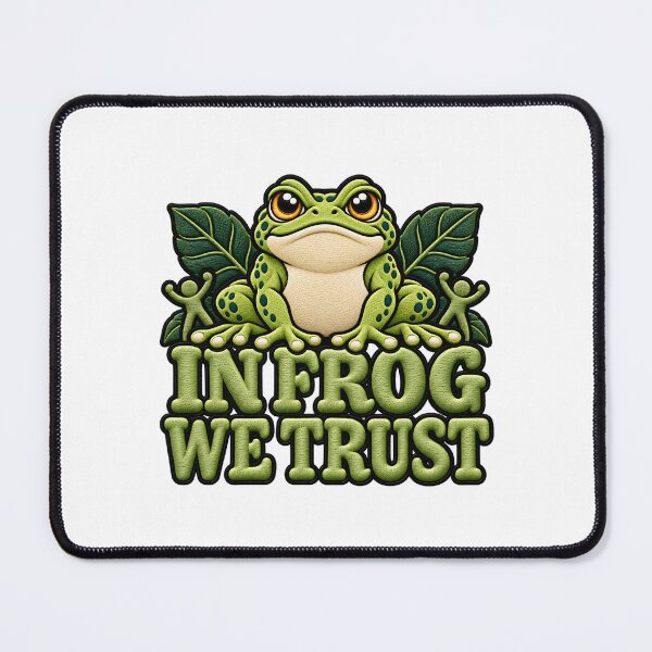 Item preview, IN FROG WE TRUST Resistance Protest Art designed and sold by ArtDesignTp.