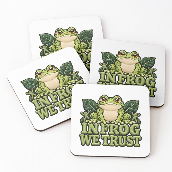 Item preview, IN FROG WE TRUST Resistance Protest Art designed and sold by ArtDesignTp.