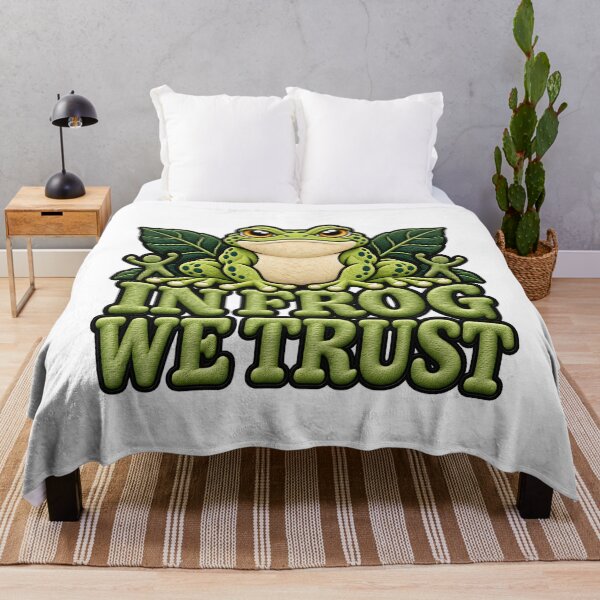 Item preview, IN FROG WE TRUST Resistance Protest Art designed and sold by ArtDesignTp.