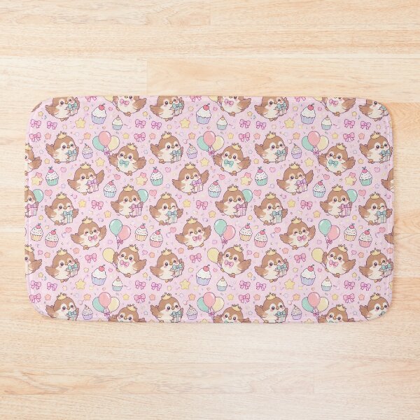 Item preview, Cute Birthday Baby Sparrow Pastel Kawaii Pattern designed and sold by Soft Berry Studio.
