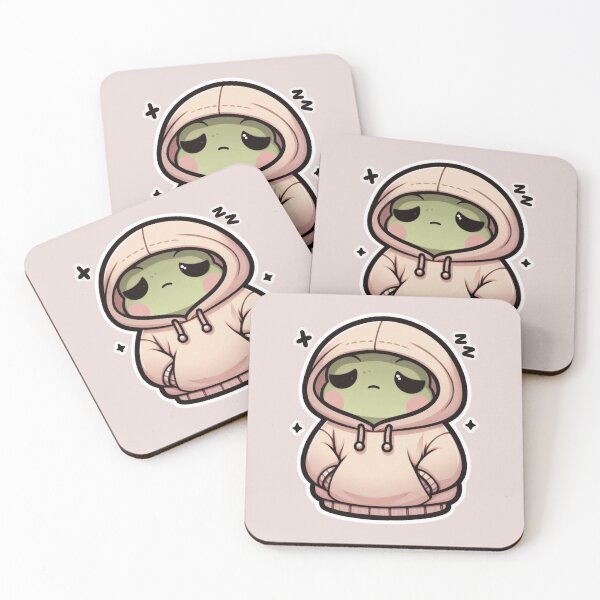 Item preview, Cozy Hoodie Mood – Sleepy Frog designed and sold by Safe Haven Pets.