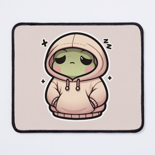 Item preview, Cozy Hoodie Mood – Sleepy Frog designed and sold by Safe Haven Pets.