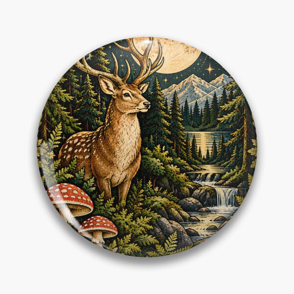 Item preview, Forest Oracle Vintage Woodland Tarot designed and sold by MysticCanvasAi.