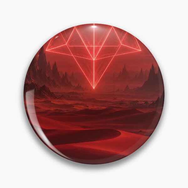 Item preview, Glowing Merkaba Sacred Geometry Over Red Desert designed and sold by monkeybusiness.pt.