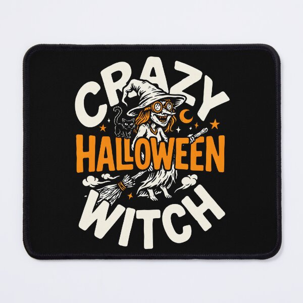 Item preview, Crazy Halloween Witch Funny Spooky Gift designed and sold by Say It With Ink.