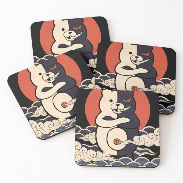 Item preview, Monokuma Danganronpa Ukiyo-e Gaming Graphic Tee designed and sold by Senpaiwaves.