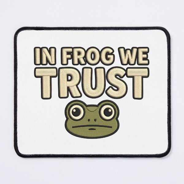 Item preview, IN FROG WE TRUST Bold Protest Art designed and sold by ArtDesignTp.