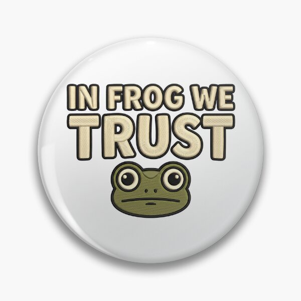 Item preview, IN FROG WE TRUST Bold Protest Art designed and sold by ArtDesignTp.