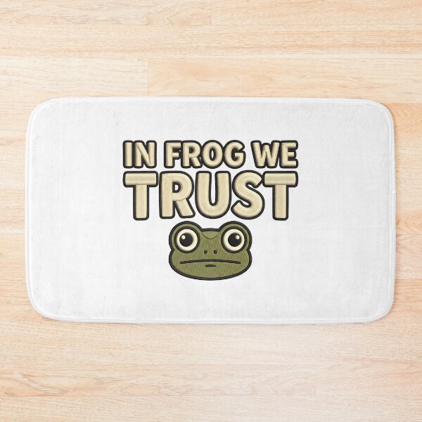 Item preview, IN FROG WE TRUST Bold Protest Art designed and sold by ArtDesignTp.