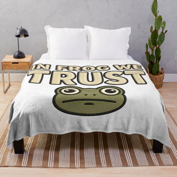 Item preview, IN FROG WE TRUST Bold Protest Art designed and sold by ArtDesignTp.