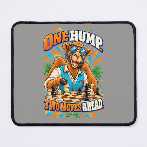 Item preview, One Hump. Two Moves Ahead – Funny Lifestyle and Pets T-Shirt – Funny Camel T-Shirt Animal Graphic Camel T-Shirt designed and sold by Camel & Quirk.