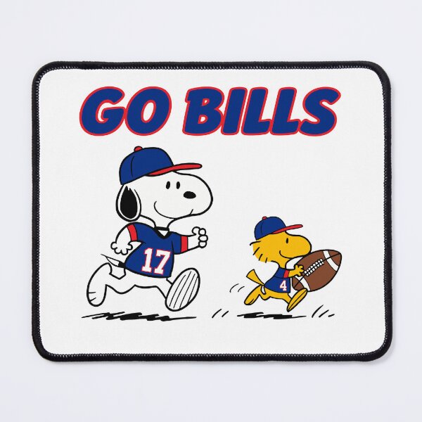 Item preview, Snoopy & Woodstock Buffalo Bills Football Retro F666 designed and sold by GLUVY-THEME.