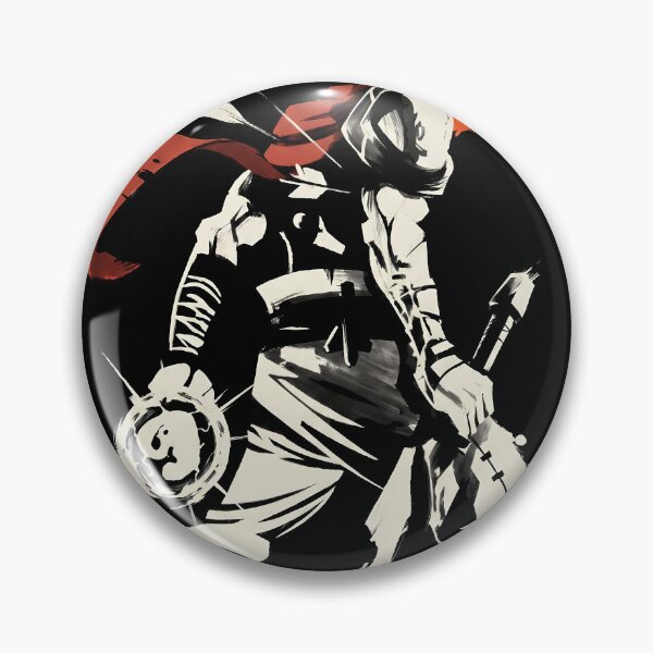Item preview, The Concierge Dead Cells Sumi-e Video Game Anime Shirt designed and sold by Senpaiwaves.