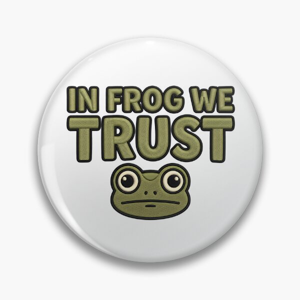 Item preview, Protest Frog IN FROG WE TRUST Art designed and sold by ArtDesignTp.