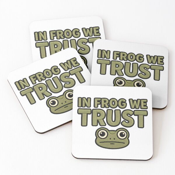 Item preview, Protest Frog IN FROG WE TRUST Art designed and sold by ArtDesignTp.