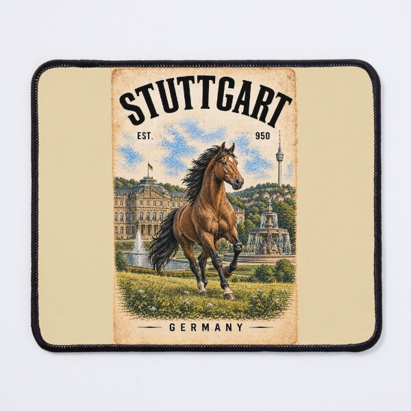Item preview, Stuttgart Vintage Germany Horse designed and sold by CUBE2024.