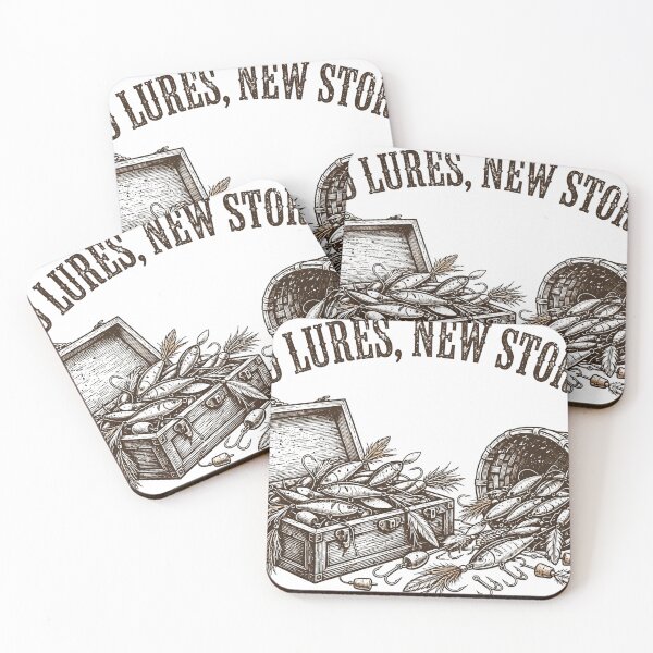 Item preview, Old Lures New Stories T-Shirt – Vintage Tackle Box Fishing Tee designed and sold by Worn and Witty.