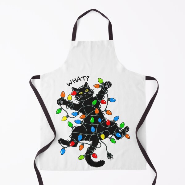 Item preview, Black Cat Tangled in Lights designed and sold by ObukiLantara.