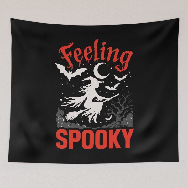 Item preview, Feeling Spooky Witch Flying Broomstick Gift designed and sold by Say It With Ink.